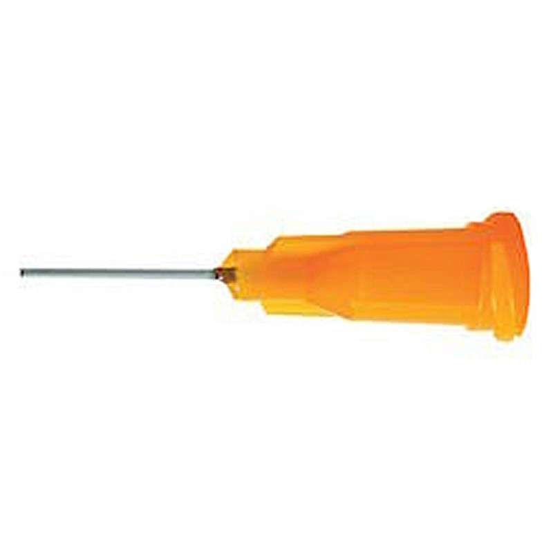 Precision Dispensing Tip, Optimum, Stainless Steel, Orange, 23 Gauge, .50"  50 per Box