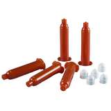 SmoothFlow™ UV/Light Block Syringe Barrel and Piston, 10 cc, Amber/White, 100 per Box redirect to product page