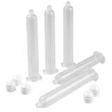 EFD® Optimum® SmoothFlow™ Most Fluids Syringe Barrel & Piston Set, 55cc, Clear/White, 50 per Box redirect to product page