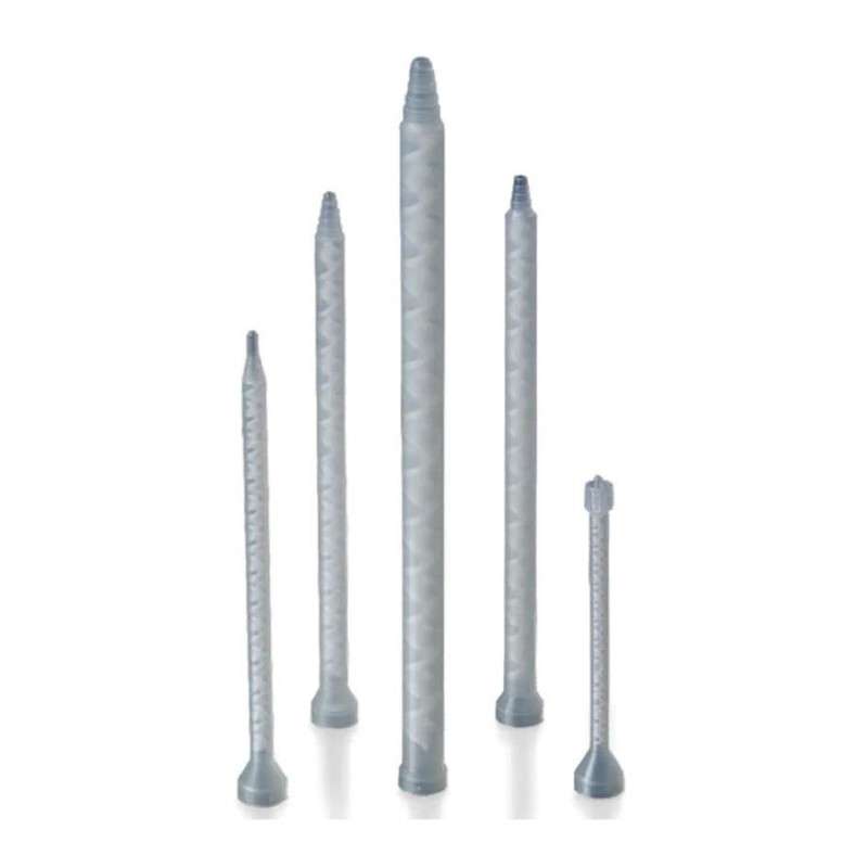 Nordson® EFD® Polypropylene Disposable Spiral Bell Mixer, 0.366 in x 0.510 in x 9.15 in