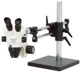 Pro-Zoom™ 6.5 Binocular Microscope, Dual Ball Bearing Arm Base with 16" Post, No Light redirect to product page