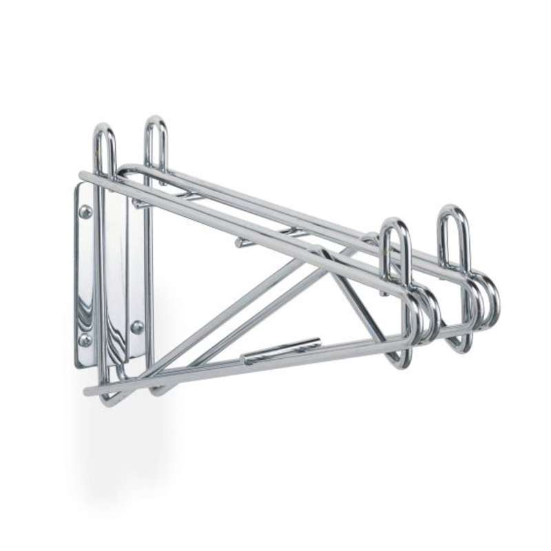 Double Wall Mount Bracket for Adjoining Shelves, 24" D