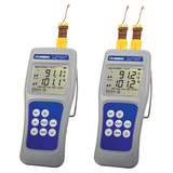 Digital Thermocouple Thermometer, Multi-Channel, K, J, T & E-type, 4.5 V (3 AA), Miniature Connector, 1-CH, +/- (0.04 % rdg + 0.3  C), -250  C, 1372  C redirect to product page