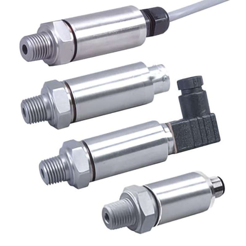 Stainless Steel Pressure Transducer, General Purpose, Gauge, 0 psi to 100 psi, +/- 0.25 %, 1/4" NPT Male, Current, 4 mA to 20 mA, Cable, -40 C to 85 C (-40 F to 185 F), PX309 Series