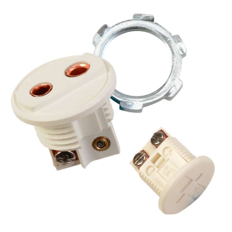 Standard Panel Jacks, K Type, Round Face, 1 Row, 6 Box, Standard Size Male Connector, ANSI, RSJ Series