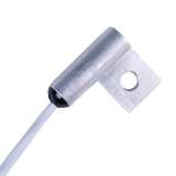 Bolt-On RTD Sensor with Aluminum Flag Housing, 1 m PFA leads, Stripped Ends, #3, #4 Hole redirect to product page