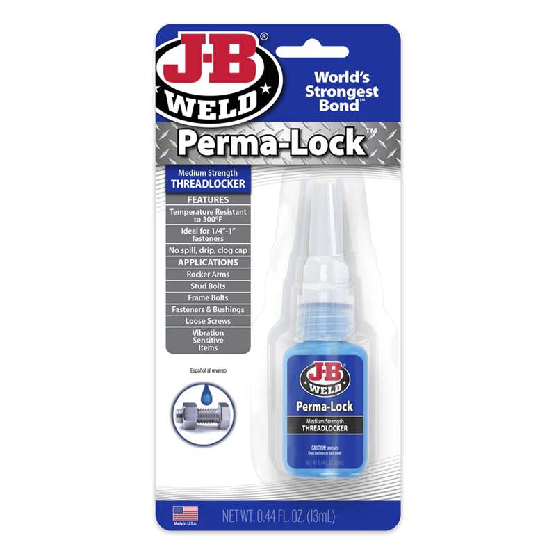 Perm-A-Lock Blue Threadlocker, Medium Strength, 13mL Bottle