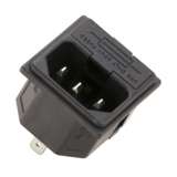 Receptacle, AC Fused, Snap-In redirect to product page