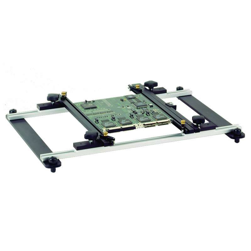 ST 525 PCB Holder with Spring Loaded Rails and Cocking Mechaninsm, 12" Long