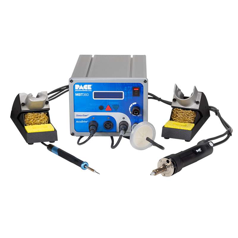 MBT360 Multi-Channel Soldering and Rework Station w/ 2 Handpieces; TD-200 and SX-100, 240 Watt
