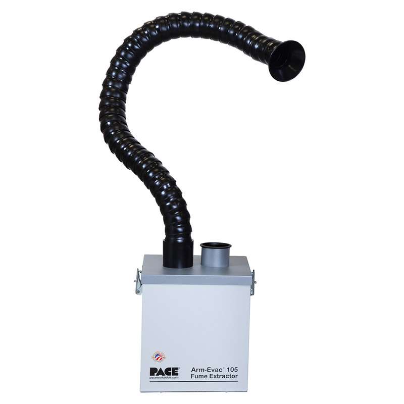 Arm-Evac 105 Fume Extractor, 120V, With 4 Foot Esd Safe Flex Arm And Nozzle