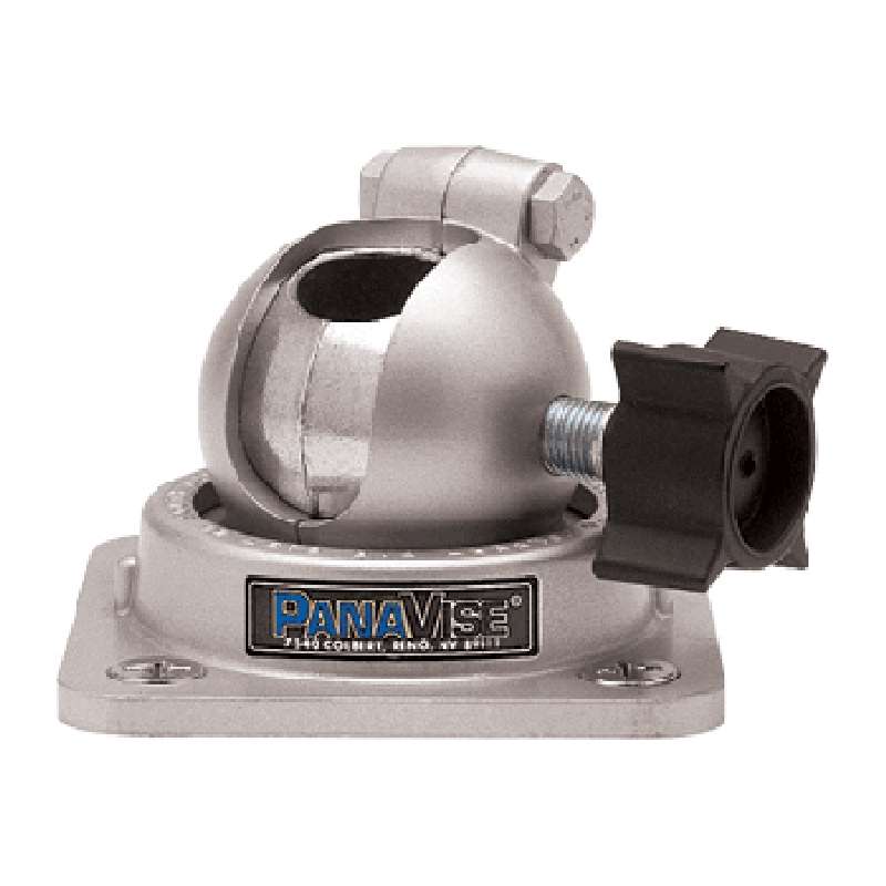 Heavy Duty Base, Holds up to 75 lbs at 45°, Accepts all 1" Stems 1-3/4" Tall