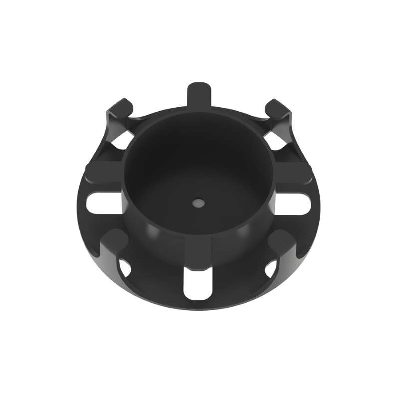 Opticom Fiber Slack Spool Manager, 1 RU, Plastic, Black