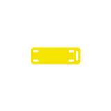 Thermal Transfer Marker Plate, Non-Adhesive, 3"x.5", Yellow, 1Roll/500 redirect to product page