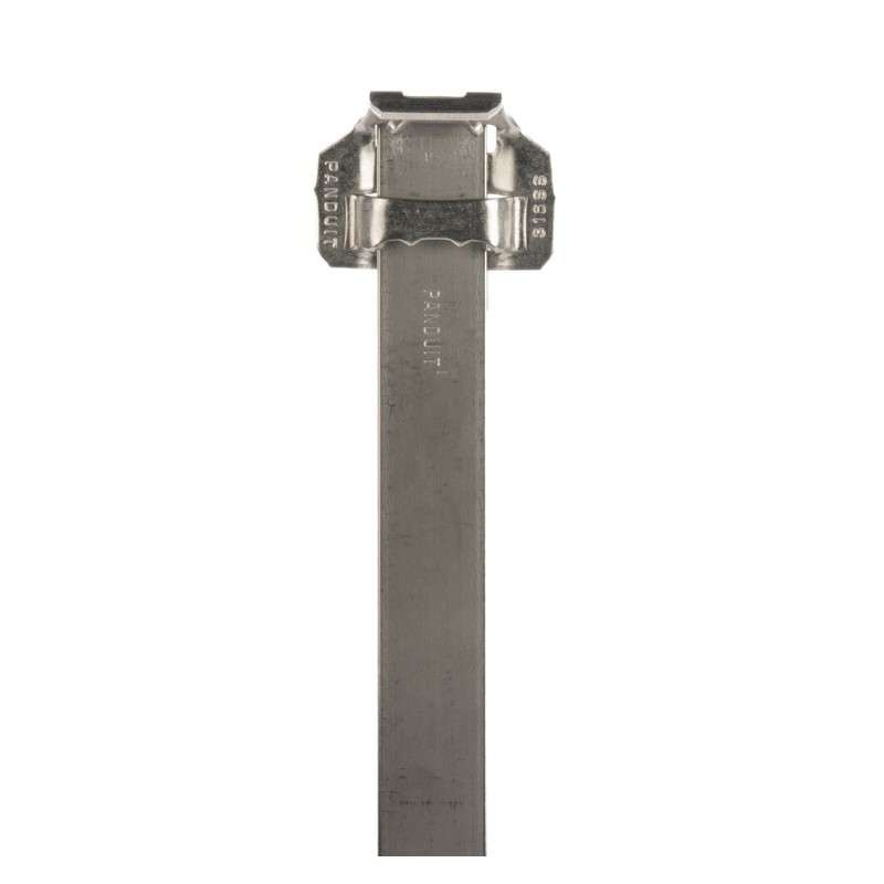 Buckle Strap Cable Cleat, Fold-Over Buckle, 188kA Peak, .75"Wx38.4"L, 25Pcs