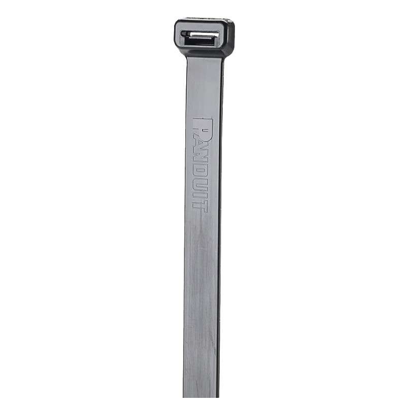 Cable Tie, Wide Strap, Weather Resist, 12.1" OAL, Nylon 6.6, Black, 250/pc