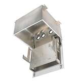 PanZone In-Ceiling Enclosure, 2 RU, 23.5"x13.43"x27.23", Steel, White redirect to product page