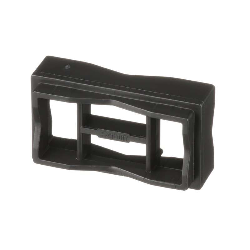 Cable Spacers, Stackable Aerial, Outdoor, 2.08" x 1.16", PP, Black, 200/Pcs