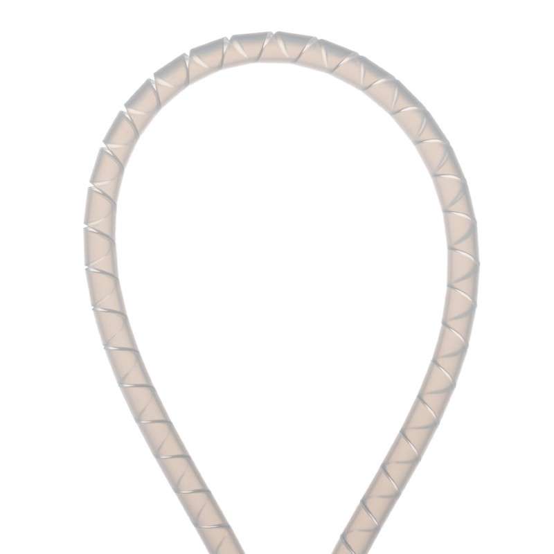 Spiral Wrap, Abrasion-Resist, Indoor, 100', Polypropylene, Natural, 1/Roll