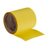 Continuous Tape, 4" x 100', Vinyl, Yellow, 1Roll redirect to product page