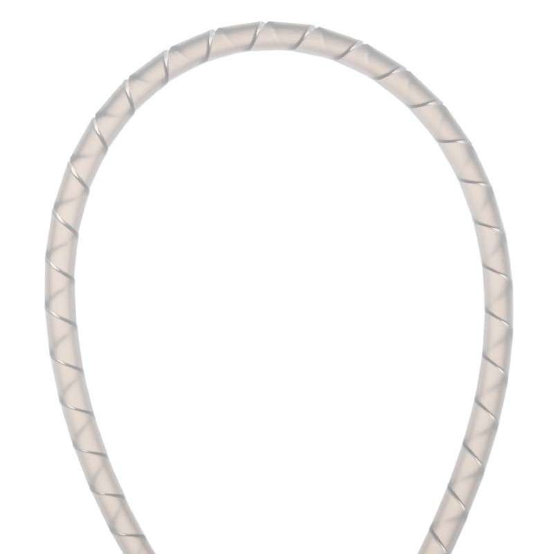 Spiral Wrap, Flame Retardant, Polyethylene, Natural, .75" Dia, 100'/1Roll