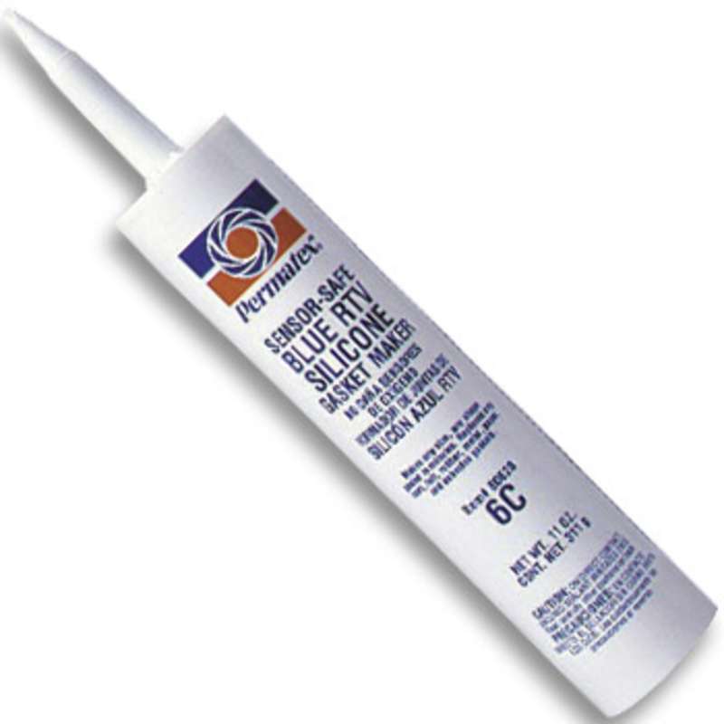 Sensor-Safe Blue RTV Silicone Gasket Maker, 11 oz. Cartridge
