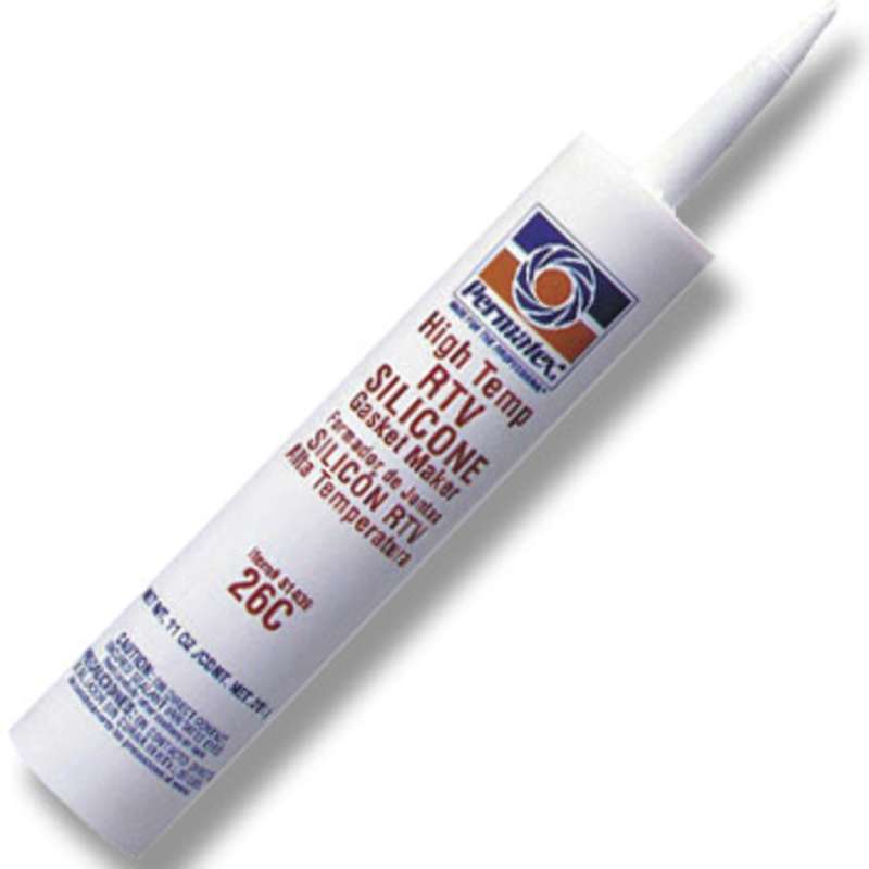 High Temperature Red RTV Silicone Gasket Maker, 11 oz. Cartridge