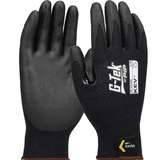 Seamless Knit Kevlar Blended Glove with Foam Nitrile Coated Grip on Palm & Fingers, Touchscreen, XSmall, Black, 1 Dozen redirect to product page