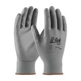 Seamless Knit Nylon Blend Glove with Polyurethane Coated Flat Grip on Palm & Fingers - Touchscreen, 2XLarge redirect to product page