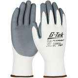 Seamless Knit Nylon Glove with Nitrile Coated Foam Grip on Palm & Fingers, Large redirect to product page