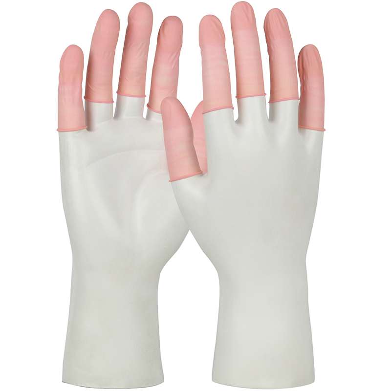 7J Series Anti-Static Powder Free Latex Finger Cots, Pink, Medium, 720 per Pack, 20 Packs per Case