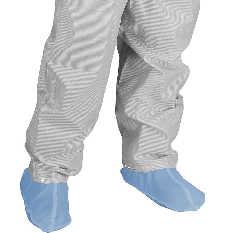 Taffeta Shoe Cover with Adjustable Snaps, 3XLarge, Light Blue