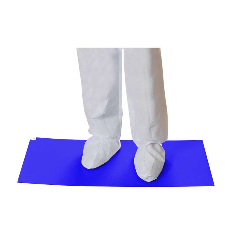 30-Layer Contamination Control Mat , 18 in x 45 in, Blue, 8 per case