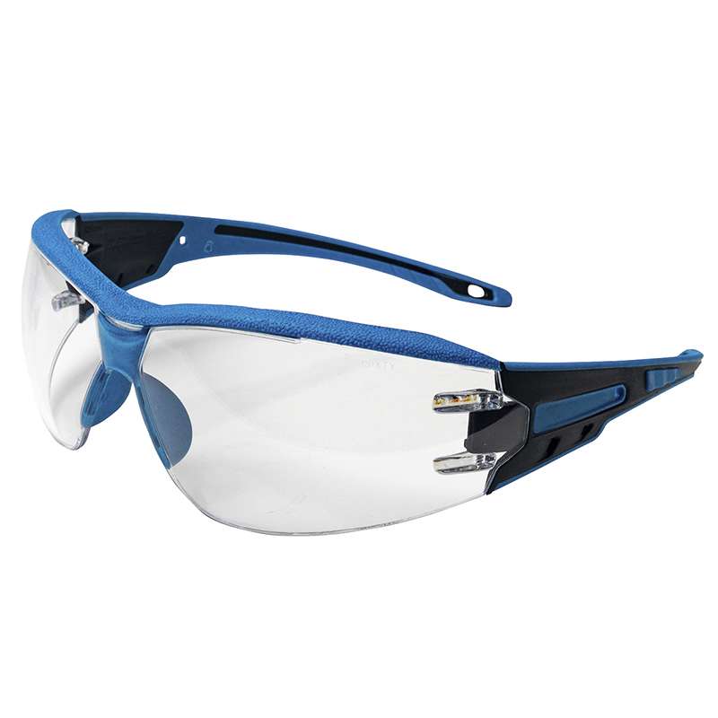 Metal Detectable Rimless Safety Glasses with Clear Lens and Anti-Scratch / Fogless® 3Sixty™ Coating, 144 per Case