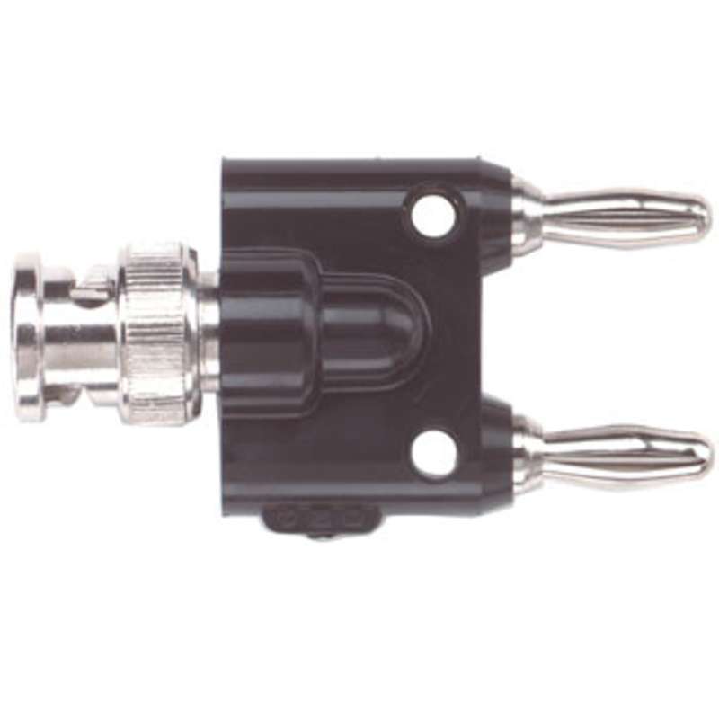 BNC Male to Double Stacking Banana Plug Adapter