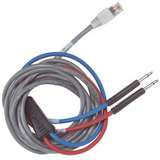 Bantam Plugs, Two Singles to RJ45/RJ48 Shielded Connector Cable, 96" redirect to product page