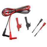 Electronic Basic Test Lead Kit with RT-Angle Plug, 6 Piece redirect to product page