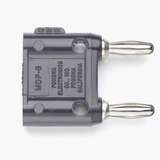 Double Banana Plug with Shorting Bar, Black redirect to product page