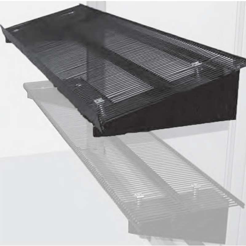 Slanted Shelf 12x16" with Front Lip