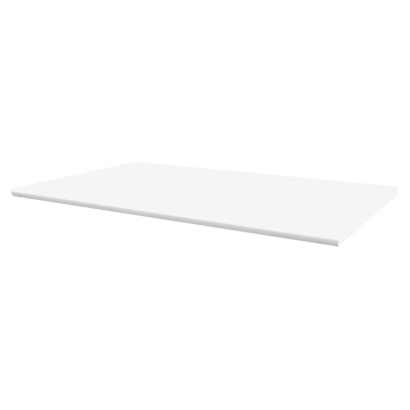 Bullnose Worksuface, Laminate, White, 36 x 72in