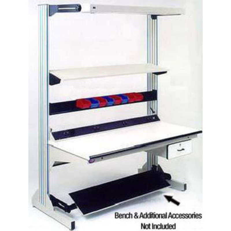 Dimension Next Adjustable Footrest Pan for 48" Long Stations