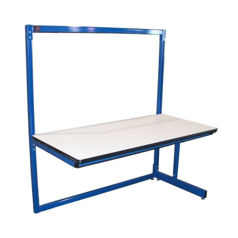 Basic Series Quick Ship Single Sided ESD Add-On Bench Unit, 65"H x 30"D x 72"L