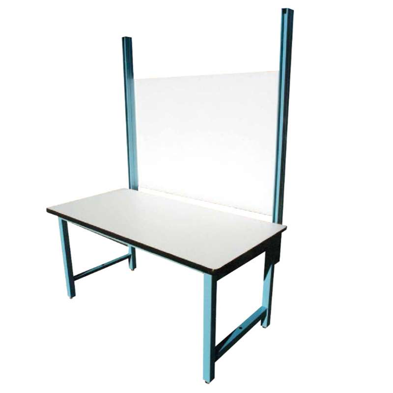 Chatter / Privacy Shield with Mounting Hardware for 72" Dimension Next Bench, 72"L x 36"H