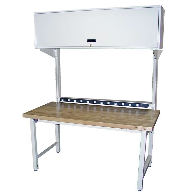 Overhead Cabinet with Steel Flipper Doors for Use with HDUR60 Upright System, 60" Long
