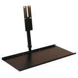 Adjustable Keyboard Tray for use with Flat Panel Monitor Display Arm, Textured Black Frame, 18" x 8" redirect to product page