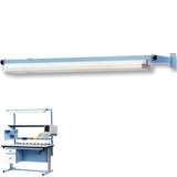 Overhead Light Frame with Fixture for Standard 48" Benches redirect to product page