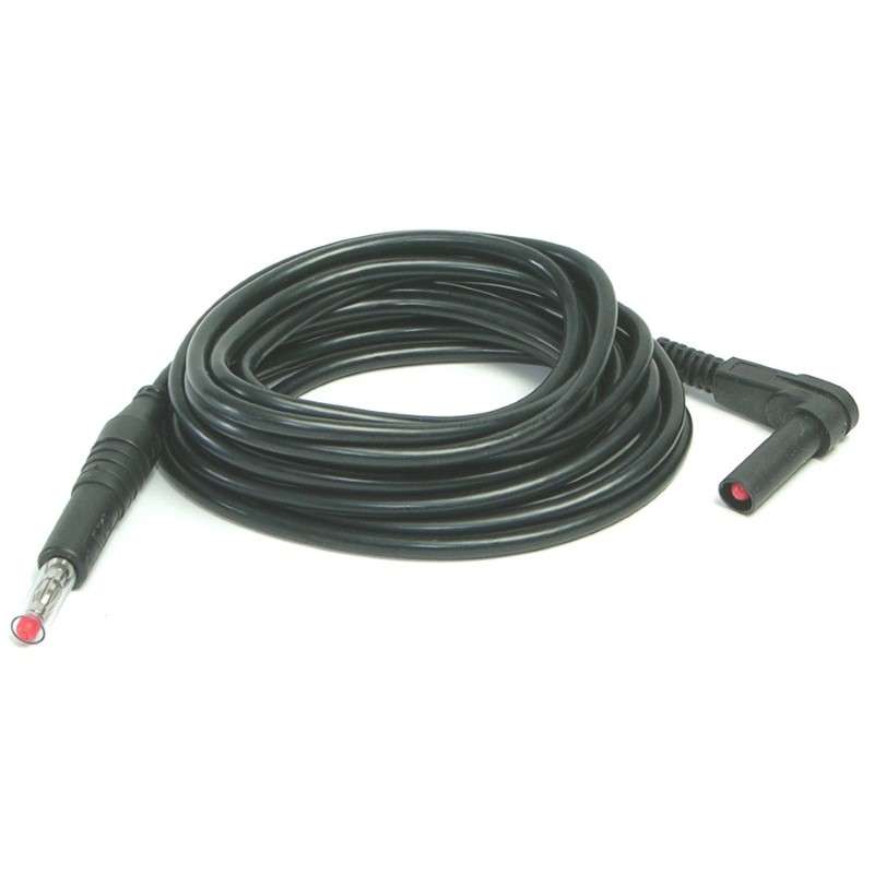 Silicone Test Lead, Black, 10ft