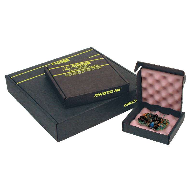 Fiberboard Circuit Board Shipper Box with Foam 10-1/12 x 8-1/2 x 1-1/2 "