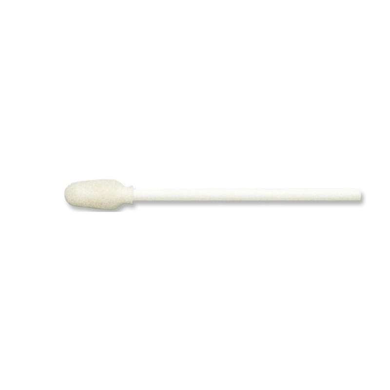 Foam Swab with .60"x.19" Regular Tip and Polypropylene Handle, 2" Long, 50 per Bag