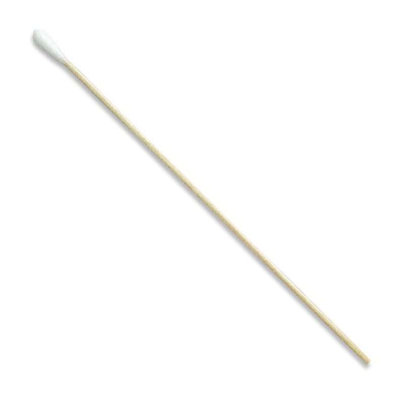 Low-Lint Cotton Swab with .188" Tip and Wood Handle, 6" Long, 1,000 per Box